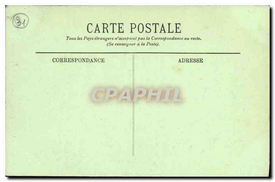 CPA Toulouse Le Capitole La Salle Des Illustres — Rückseite