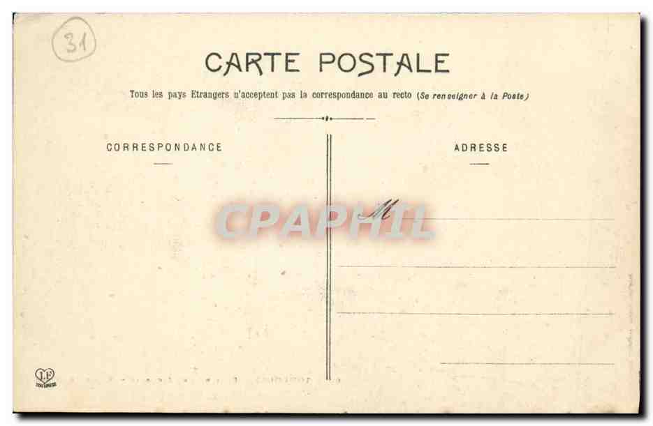 CPA Toulouse Petit Cloitre Des Jacobins Vue interieure Lycee de Toulouse — Verso