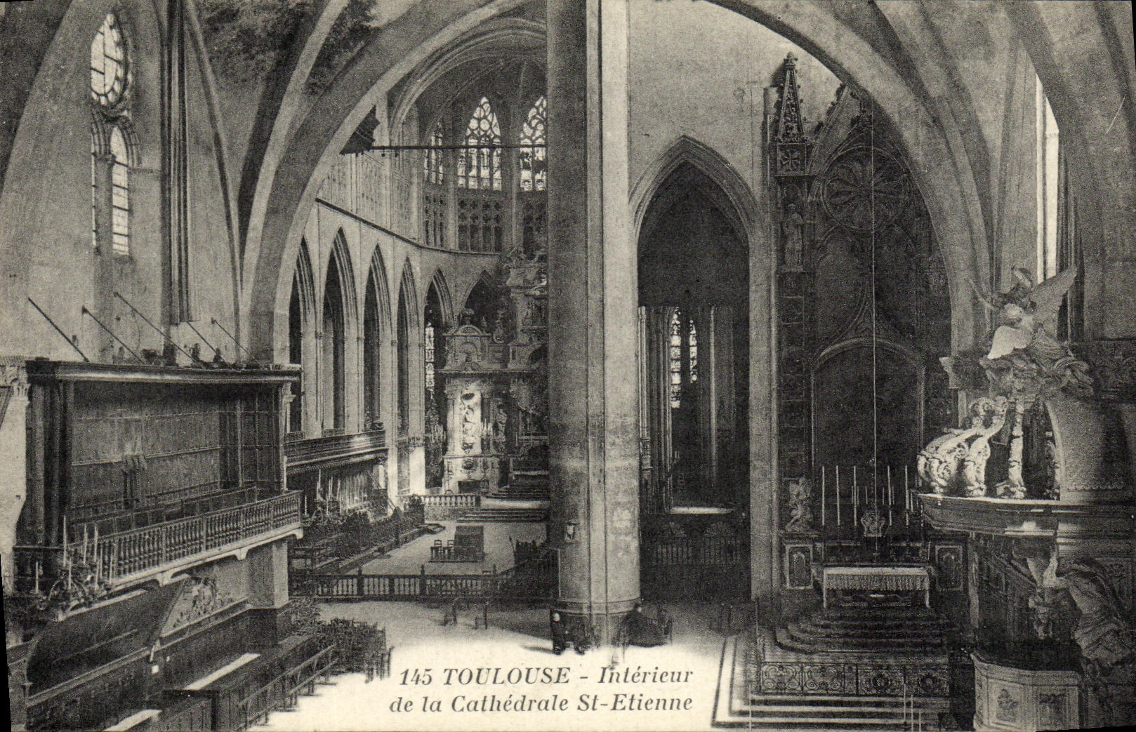 Toulouse - Intérieur de la Cathédrale Saint-Étienne — éditeur non identifié, n° de série 145