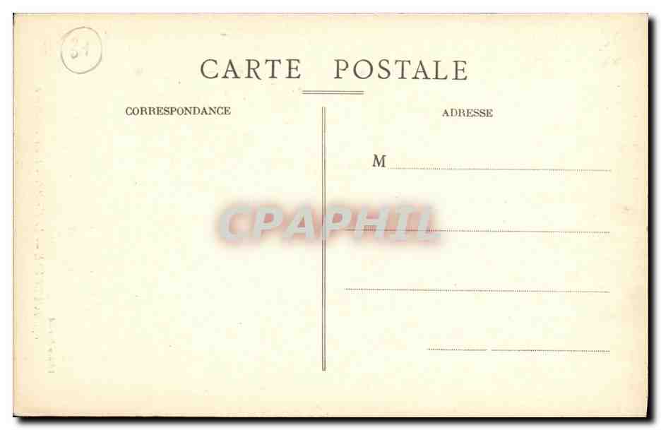 CPA Toulouse Le Capilole Porte Interieure — Verso