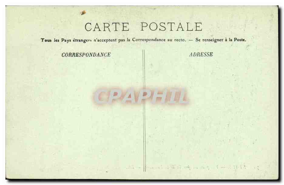 CPA Nimes Vue Prise au Jardin de la Fontaine — Rückseite