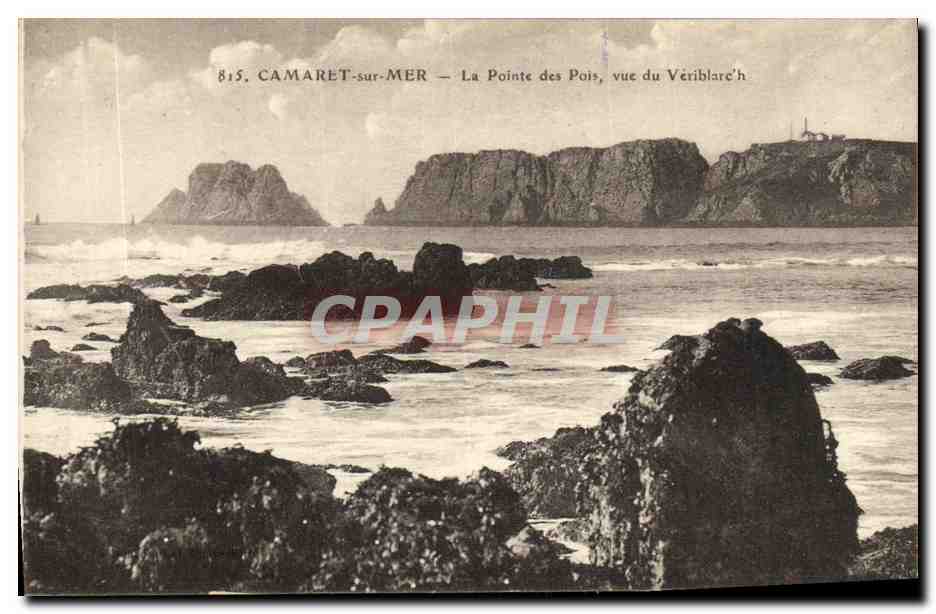 CPA Camaret Sur Mer La Pointe des Pois Vue Veriblarc h
