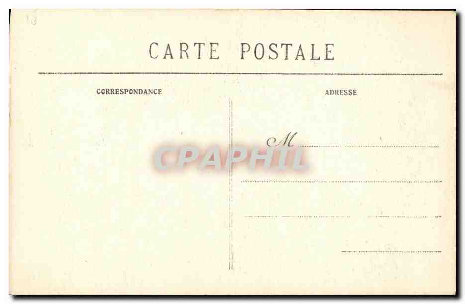 CPA Jeune Homme de Pont L Abbe Folklore Costume — Verso
