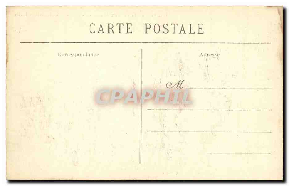 CPA Le Pointe Du Raz L Enfer de Plogoff La Cheminee du Disble — Rückseite
