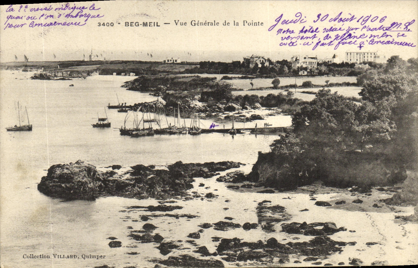 CPA Beg Meil Vue Generale de la Pointe