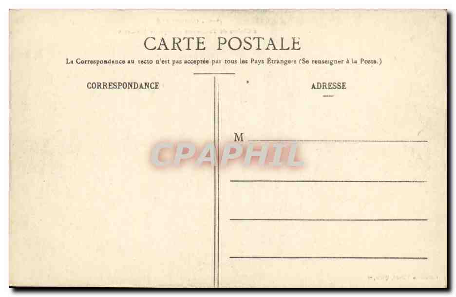 CPA Quimperle Le Cloitre de L Ancienne Abbaye de Ste Croix — Rückseite