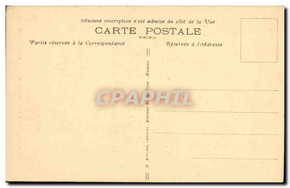 CPA Saint Guenole Penmarc h L Eglise Saint Nona Femmes Folklore — Rückseite