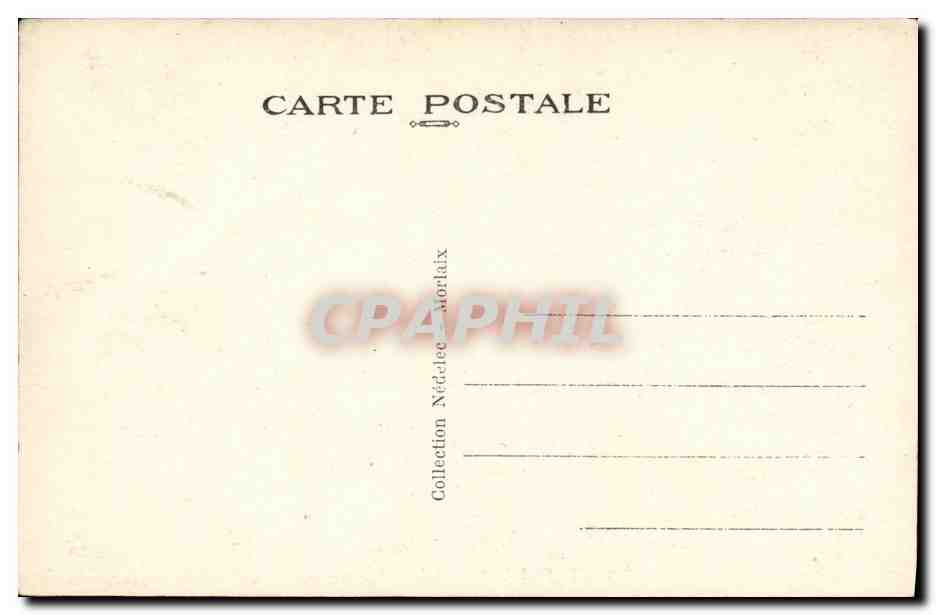 CPA Environs de Cleder Le Chateau de Kergournade ach — Rückseite