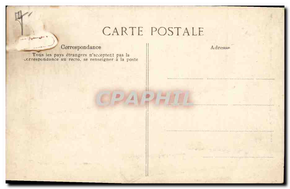 CPA Environs de Quimperle Doelan Le Phare — Rückseite