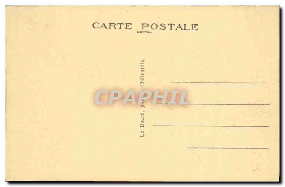 Châteauneuf-du-Faou — Canal de Nantes à Brest, vu de l'Hôtel Belle-Vue — Jus, n°2750 — Achterkant