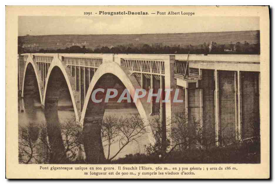 CPA Plougastel Daoulas Pont Albert Louppe
