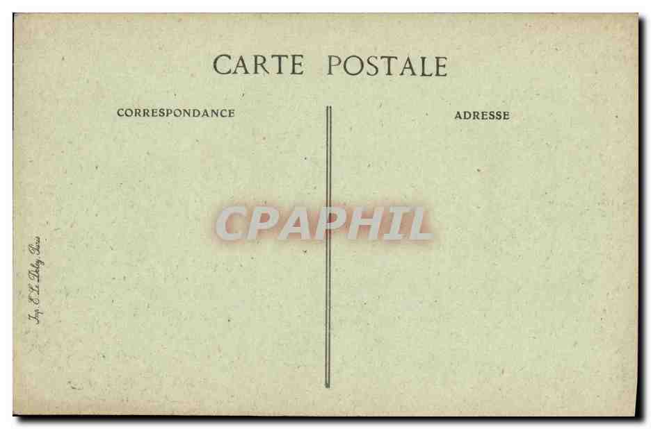 CPA Roscoff Jardin et Tourelle de Marie Stuart — Rückseite