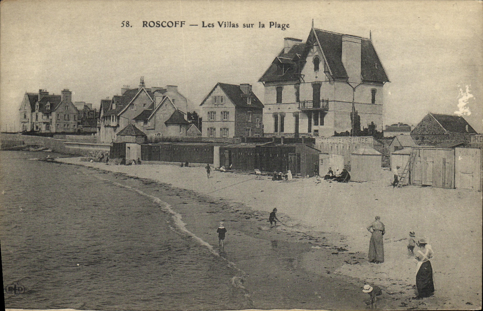 CPA Roscoff Les Villas sur la Plage