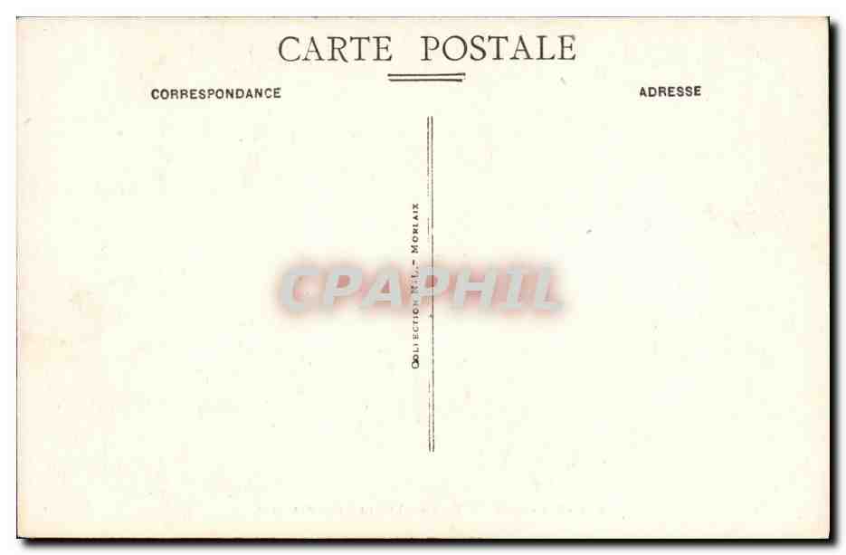 CPA St Pol de Leon Place de la Basilique — Rückseite