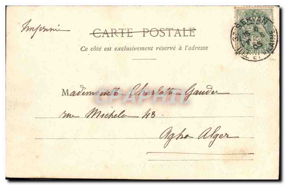 CPA Saint Pol de Leon Calvaire — Rückseite