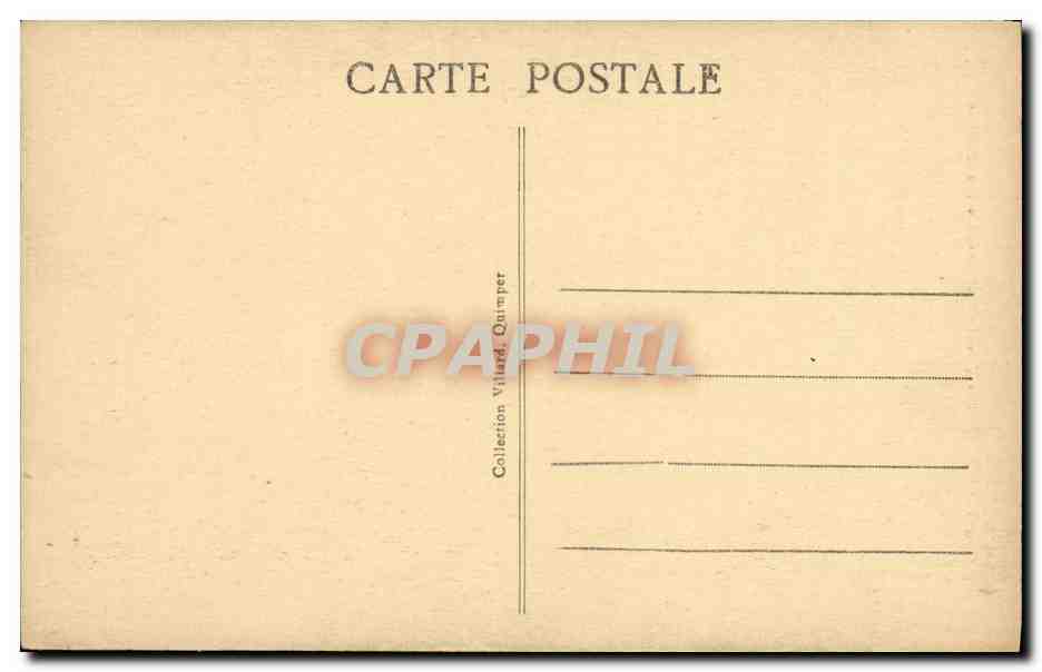 CPA Quimper Tourelle des anciennes Fortifications — Rückseite