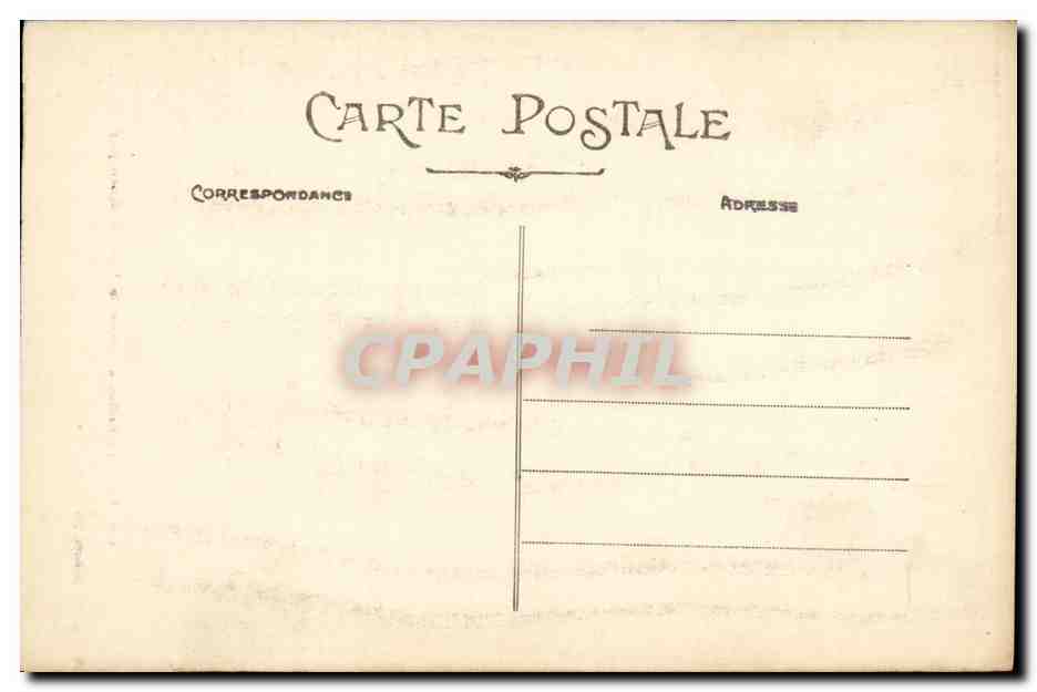 CPA Le Roi Gradlon dominant la Ville de Quimper  — Rückseite