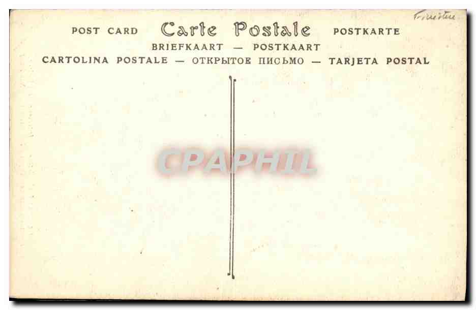 CPA Lampaul Interieur de l Eglise La Chute des Anges — Rückseite