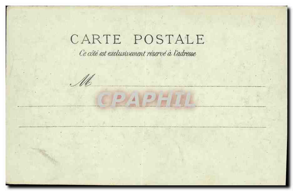CPA Le Huelgoat Le chaos  — Rückseite
