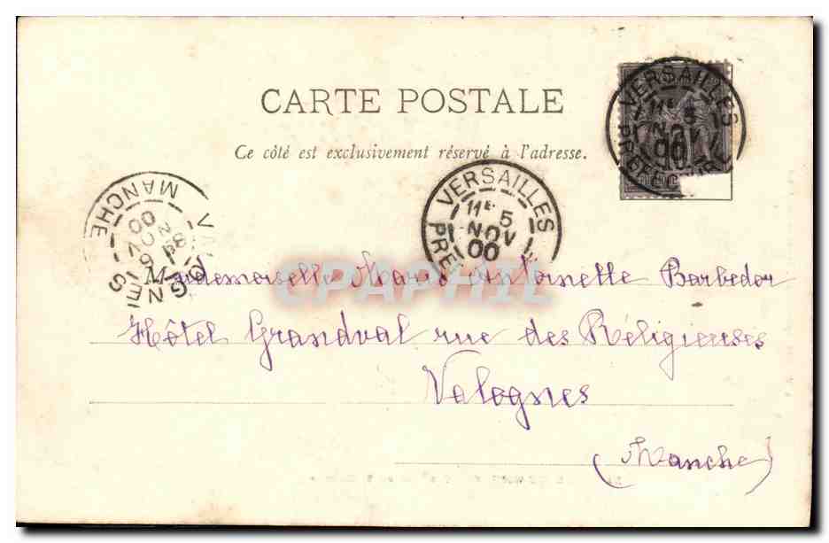 CPA Le Huelgoat Cascade de St Herbot — Rückseite