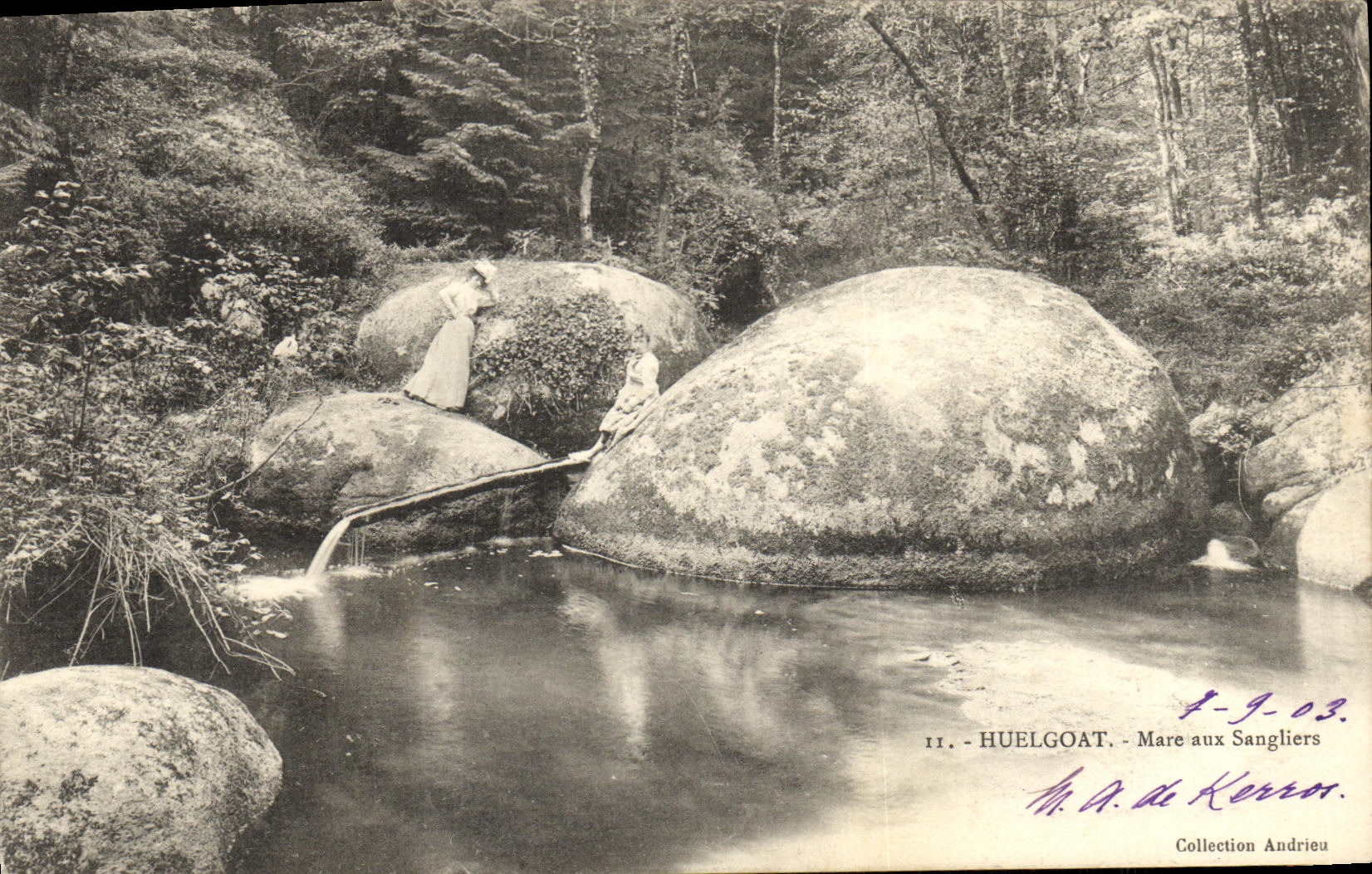 CPA Huelgoat Mare aux Sangliers