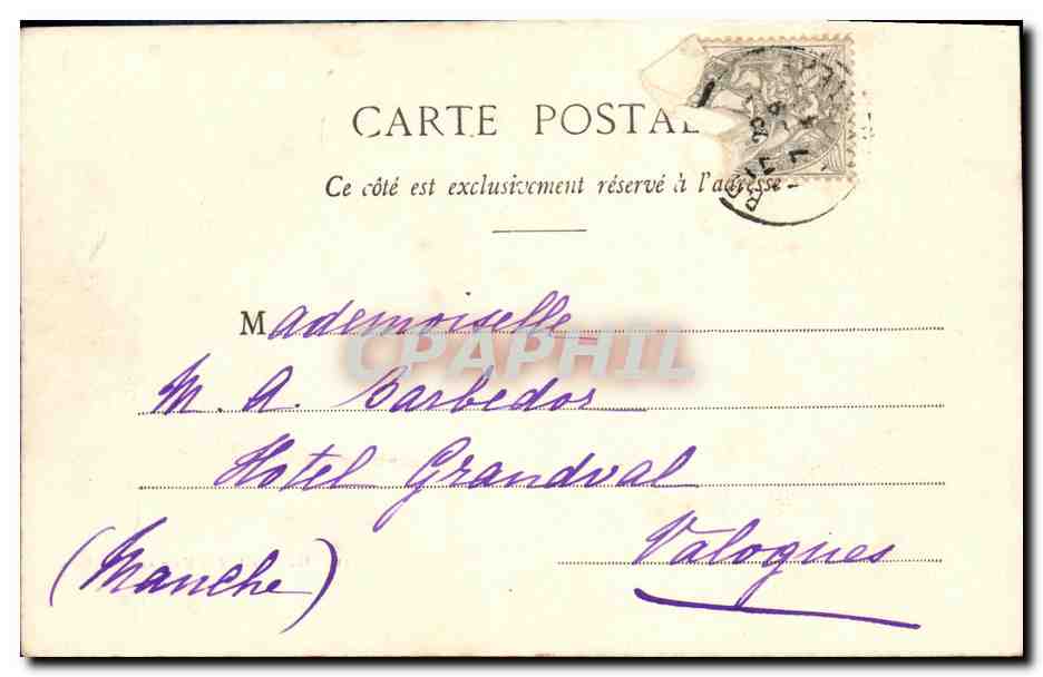 CPA Huelgoat Mare aux Sangliers — Rückseite