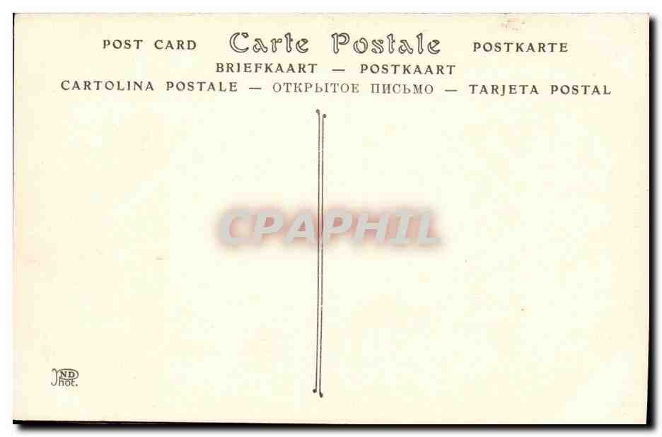 CPA Huelgoat La Mare aux Sangliers le Pont rustique Femme — Rückseite