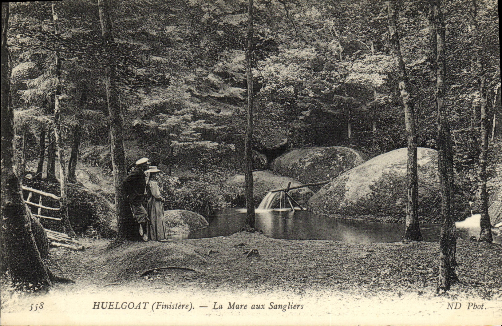 CPA Huelgoat La Mare aux Sangliers
