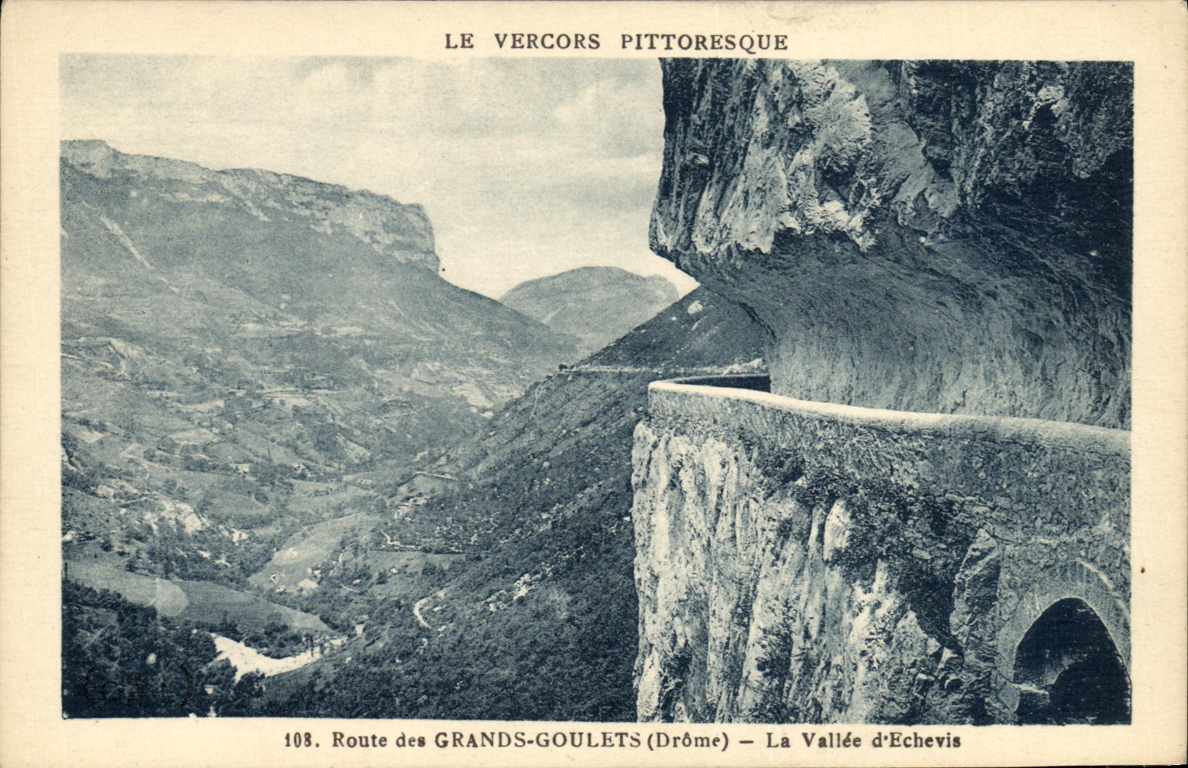 CPA Route des Grands Goulets La Vallee d Echevis