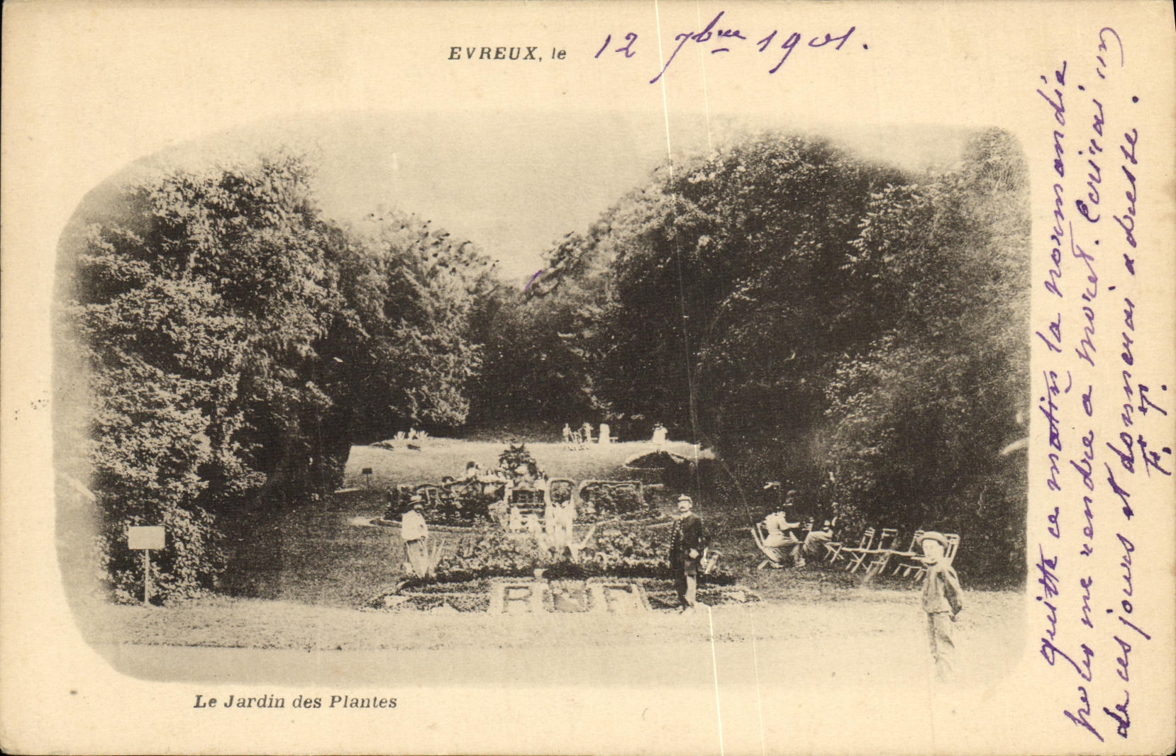 CPA Evreux Le Jardin des Plantes