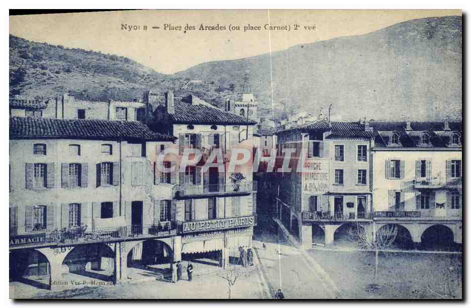 Nyo - Place des Arcades (ou place Carnot) 2e vue — Édition Vse-P. Monnart
