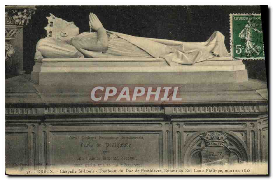 Dreux - Chapelle Saint-Louis - Tombeau du Duc de Penthièvre