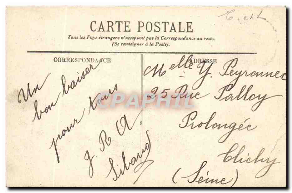Maintenon — Place de la Mairie — LL. — Reverso