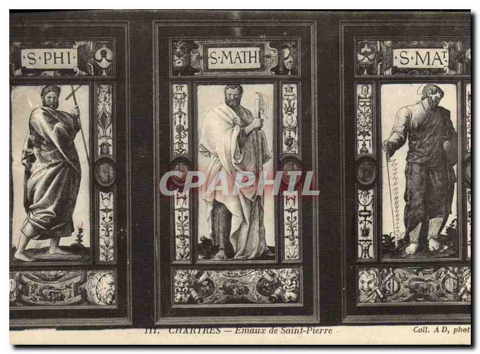 CPA Chartres Emaux de Saint Pierre