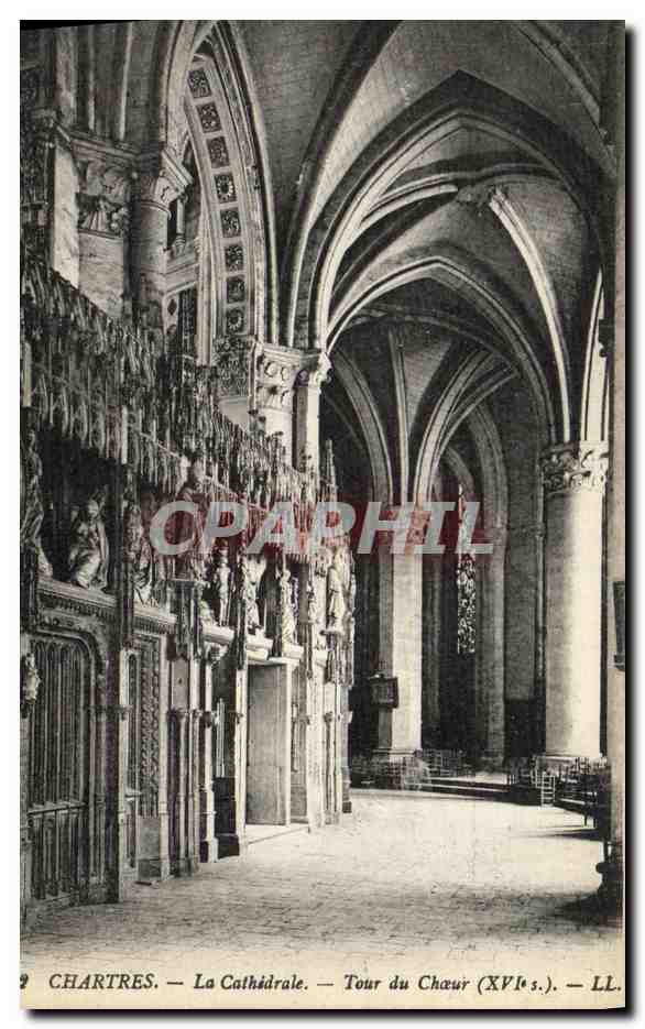 Chartres — La Cathédrale — Tour du Chœur (XVe s.) — LL.