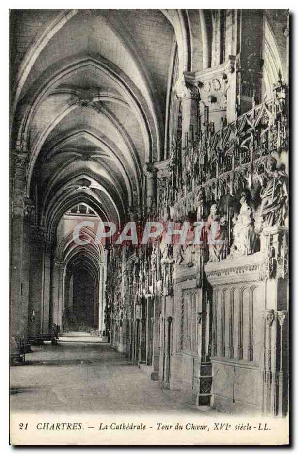 Chartres — La Cathédrale - Tour du Chœur, XVIe siècle - LL.