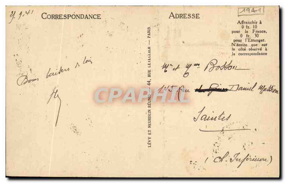 CPA Chartres L Eure Vue Prise De la Courtille — Rückseite