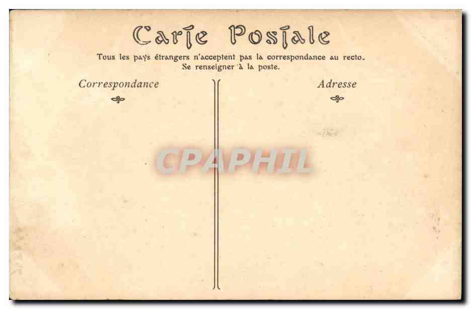 CPA Chartres Cafe du monarque  — Verso