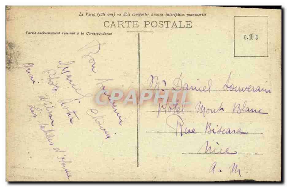 CPA Les Sables d Olonne La Place Navarin sur le Remblai — Rückseite