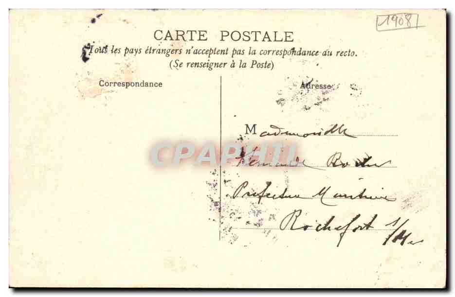 Bordeaux — Le Cours du Chapeau Rouge — PP n°21 — Rückseite