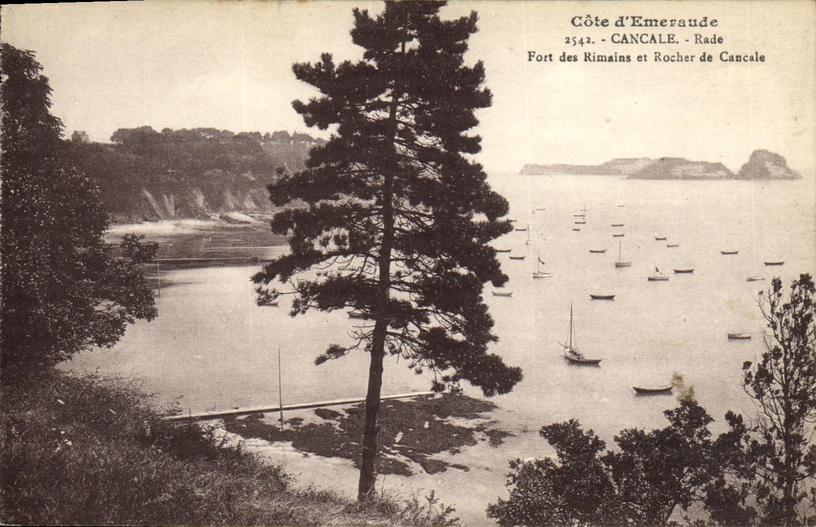 Côte d'Emeraude — Rade de Cancale, Fort des Rimains et Rocher de Cancale — Laurents-Nei, Rennes