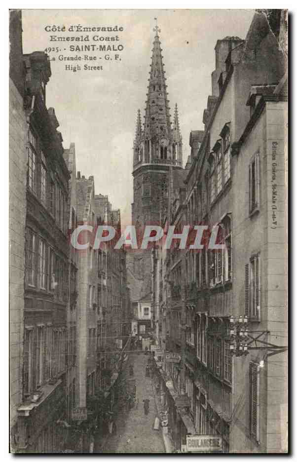 Saint-Malo — La Grande-Rue — Editor G. F. (n° 11-V)