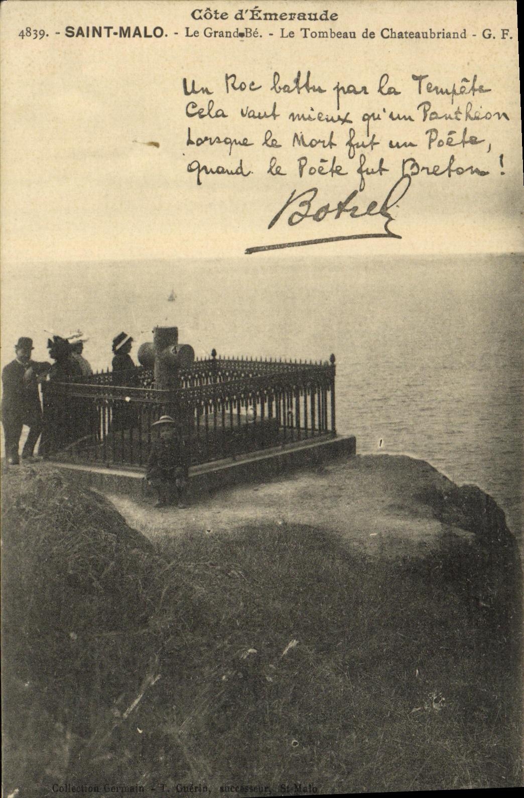 Côte d'Émeraude - Le Tombeau de Chateaubriand - G.F. - Saint-Malo