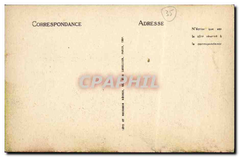 Saint-Malo — Tombeau de Chateaubriand au Grand-Bey — LL — Verso