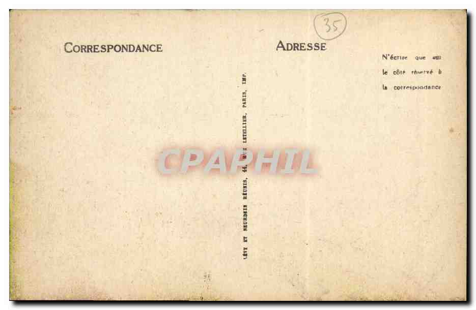Saint-Malo — Tumba de Chateaubriand en el Grand Bey — LL — Reverso