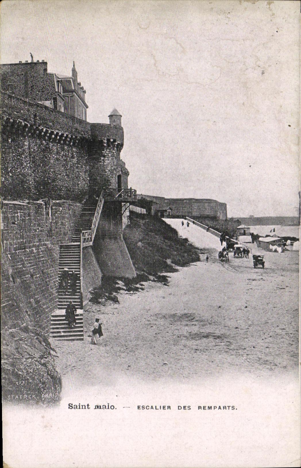 Saint-Malo — Escalier des Remparts — Staerck Paris