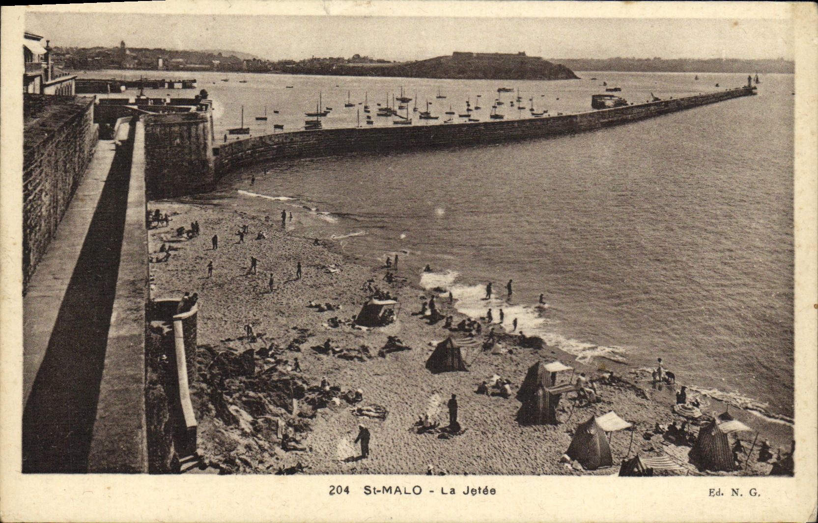 CPA St Malo La Jetee