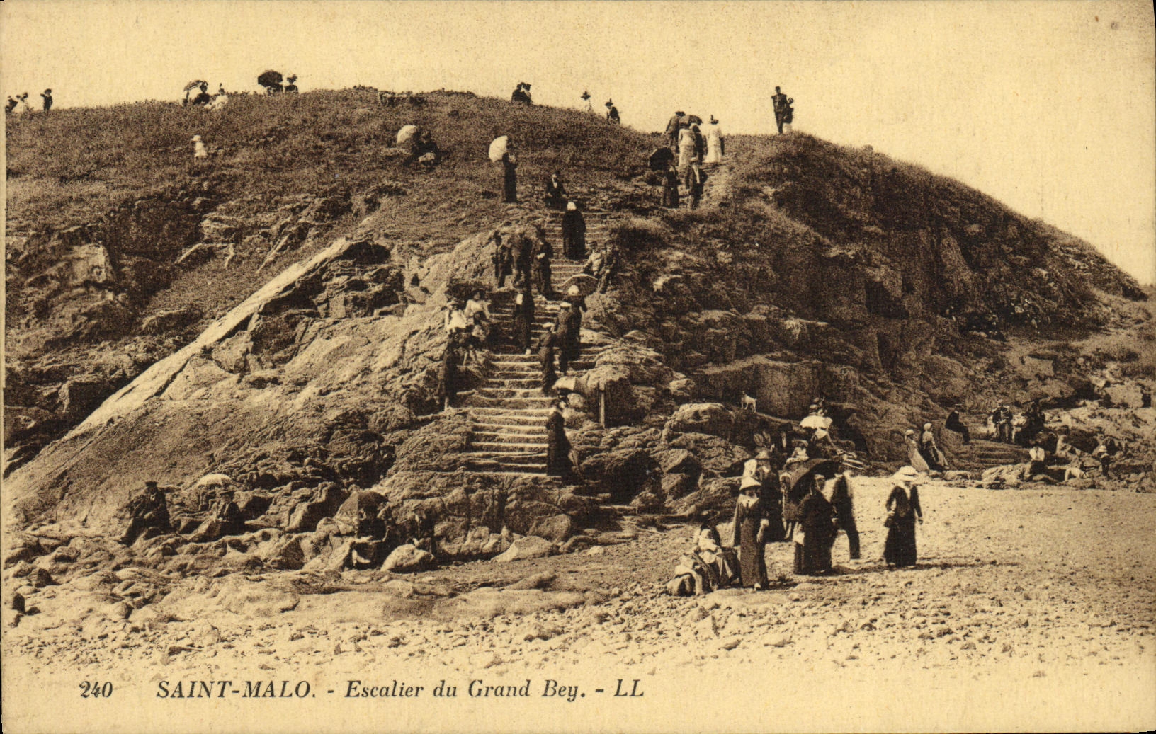 Saint-Malo - Escalier du Grand Bey — LL, n°240