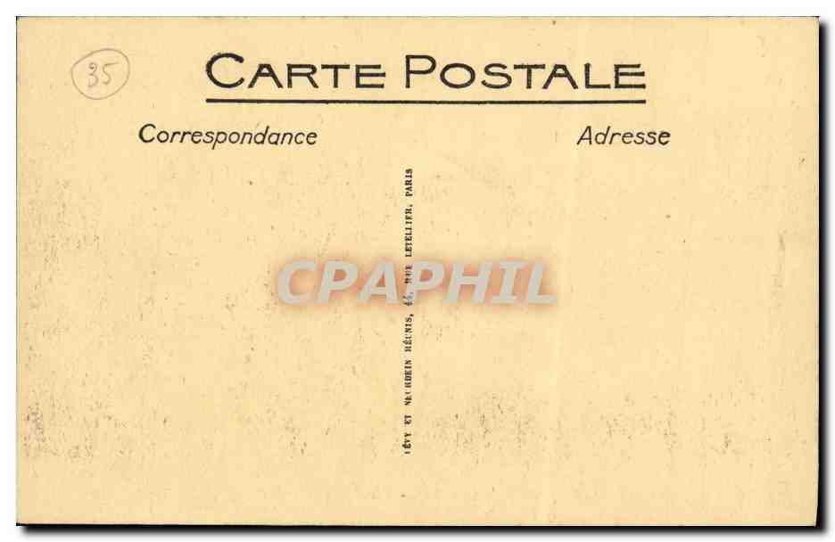 Saint-Malo - Escalier du Grand Bey — LL, n°240 — Verso