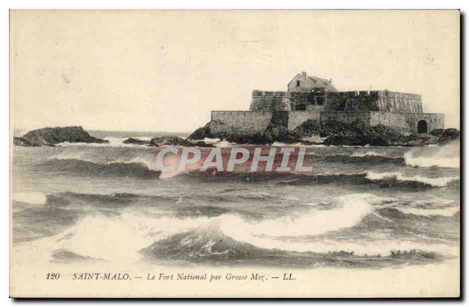 Saint-Malo — Le Fort National par Grosse Mey — LL. — n° 120
